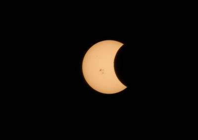 Éclipse partielle du Soleil oct 2014 (vidéo)